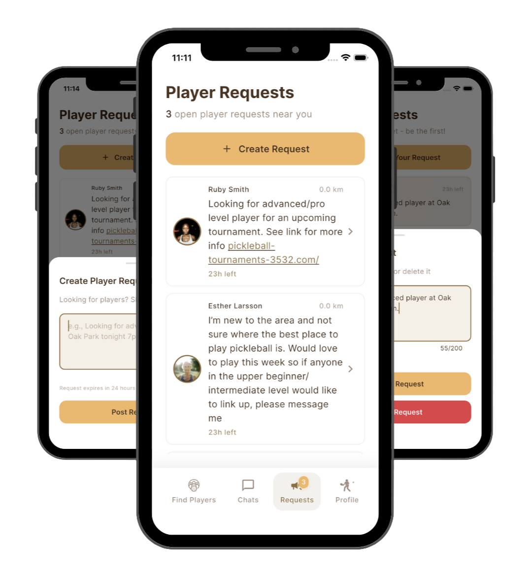 Player Requests Mobile Screenshot